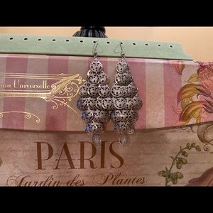 Steel Chandelier Earrings